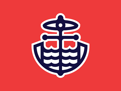 Anchor Eye anchor branding crest geometric icon logo mark sea simple symbol