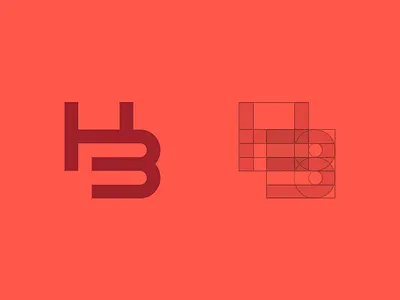 HB brand cool creative design graphic identity illustrator inspiration invite logo photoshop