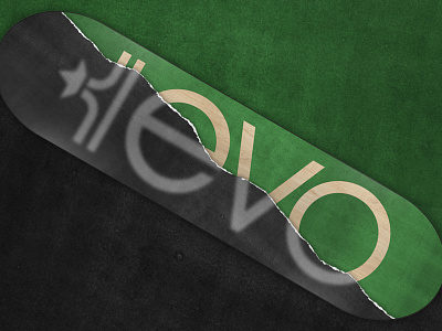 Evo Deck evo green skateboard texture