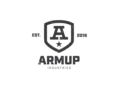 ArmUp Industries armup badge industrial logo military