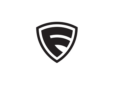 F Shield badge f finance logo shield