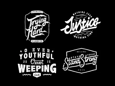 type font handtype letter lettering mascot old type sign vintage