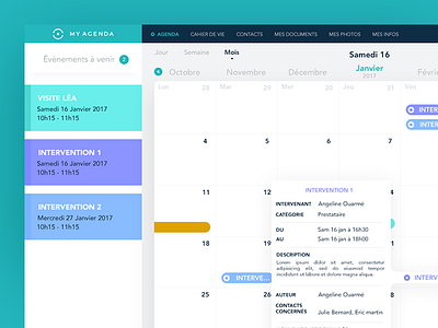 Agenda app agenda app calendar design ui ux