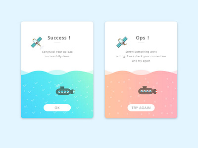 Flash Messages Day 11 100 day ui challenge daily ui day 11 design flash messages gradient ui uiux ux