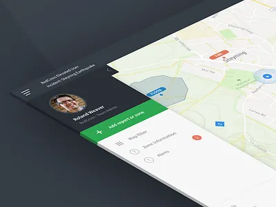 Crisis/Disaster Relief Application crisis disaster map planning relief responsive web web app