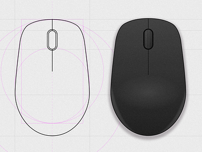 Elegant Mouse Top 3d mouse sketch