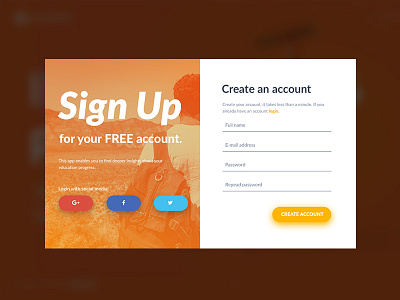 Signup Modal signup