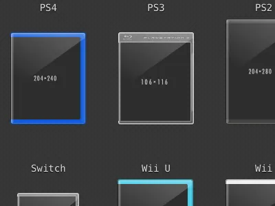 Media Cases css gaming html sketchapp vector