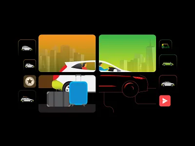 Ola Diversity Exploration building cab car diverse driver icon landscape ocd ola platform ride travel