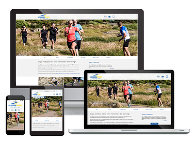 Klassisksport responsive website wordpress