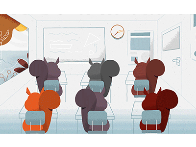 Squirrel classroom academic animal animation arts chicago classroom education fundraising medical squirrel teaching university