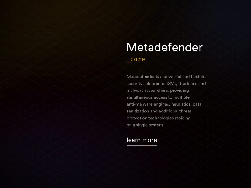 Anti-Malware Product Page animation c4d cinema4d isometric product page ui