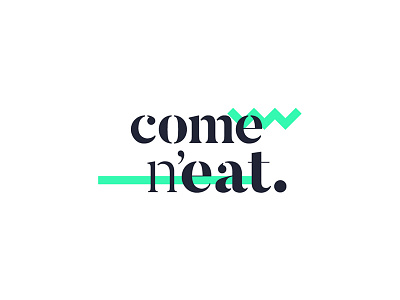 Come n'eat - V2 brand branding color palette icon