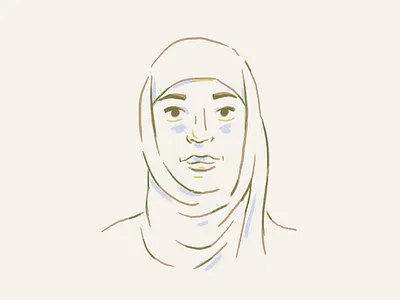 Portrait Study 01 avatar character hand drawn illustration sketch