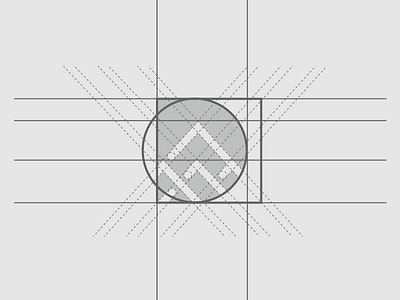 Above Digital icon [GRID] above aiste branding brandmark digital dubai icon logo mountain negative space tieatie