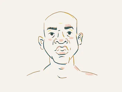 Portrait Study 04 avatar character hand drawn illustration sketch