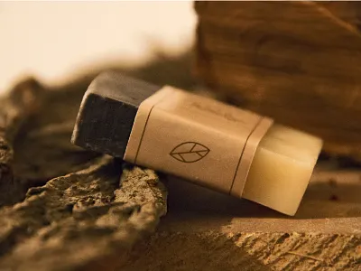 Dobre Mylo cream drop handmade hands logo packaging photo soap sprout