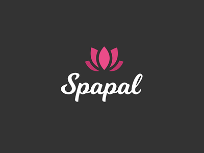 Spapal Logo design spapal flat icon logo lotus spa