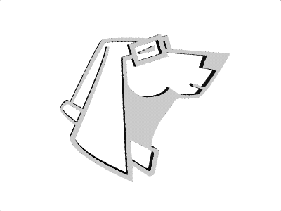 3D Hounder Logo 3d agency logo logo design office decor