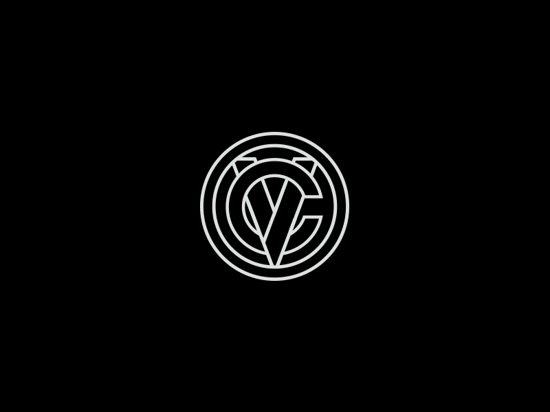 Monogram logos c community logo monogram v