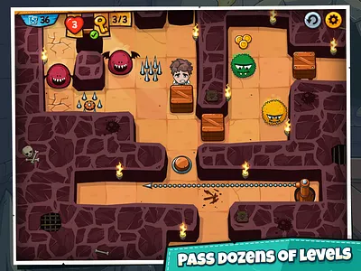 Maze Bandit - Screen 1 classic game gamedev gameplay indiedev market maze bandit retro screenshot