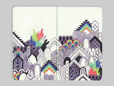 Moleskine geometric graph paper moleskine sketchbook totem tribal