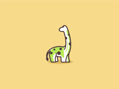 Dino character cute dino fun kids logo playful