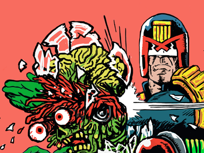 Mars Attacks Judge Dredd judge dredd mars attacks pixel art