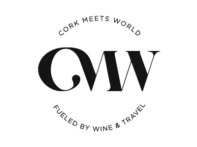 Logo concept for Cork Meets World branding identity lettering letters logo map monogram scratch travel typography wine world