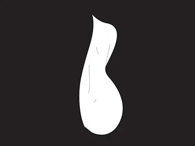 36 Days of Type - B 36daysoftype alphabet b body figure illustration illustrator letter minimal typography vector