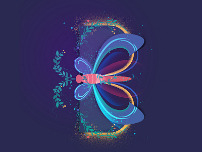 36days_B 36daysoftype butterfly icon illustration lettering logo typography