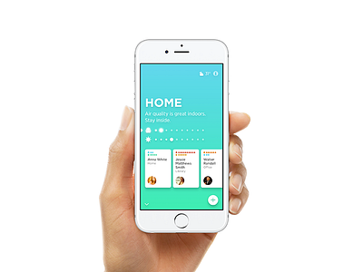 Air Quality App air airquality android app filters ios ui ux