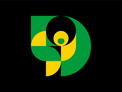 When the "D"ancehall meets modernism 36days d 36daysoftype dancehall dancehallqueen dletter jamaica letter modernism modules typography