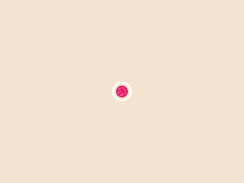 Welcome Dribbble! 10clouds animation ball dribbble first hello shot sobecki
