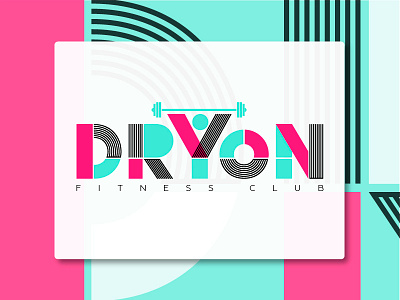 Logo *Dry On body brand crossfit fitness gym health logotype sport workout