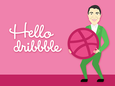 Hello Dribbble dribbble hello