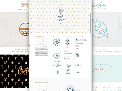 Talking Brand Guidelines with Elle & Co. ✌️ branding identity illustration lettering logo mark