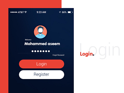 Login interactions UI Design login package sign signup