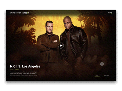 Amazon Prime prototype amazon broadcast interaction movie poster photo editing post production principle ui ux visual web design