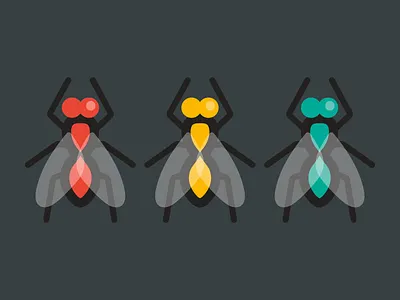 No Flies On Me [2] color colorful colors digital graphic graphic design happy illustration kids nature print vector