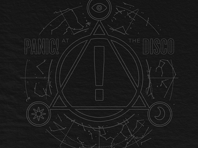 Panic! Constellation constellation cult disco geometry merch panic sacred space