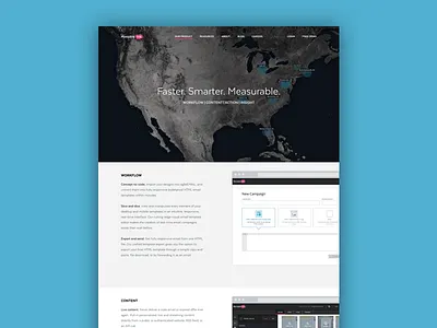 Product Lander benefits landing page product ui ux