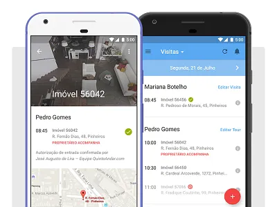 QuintoAndar Corretores Android App android corretores google material design product design prototyping quintoandar ui ux