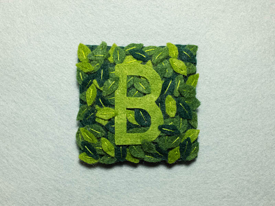 B 36daysoftype b felt gt pressura handmade