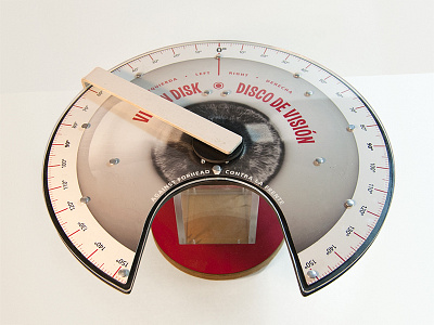 Peripheral Vision Disc anatomy biology education exhibit eye museum organs science vision