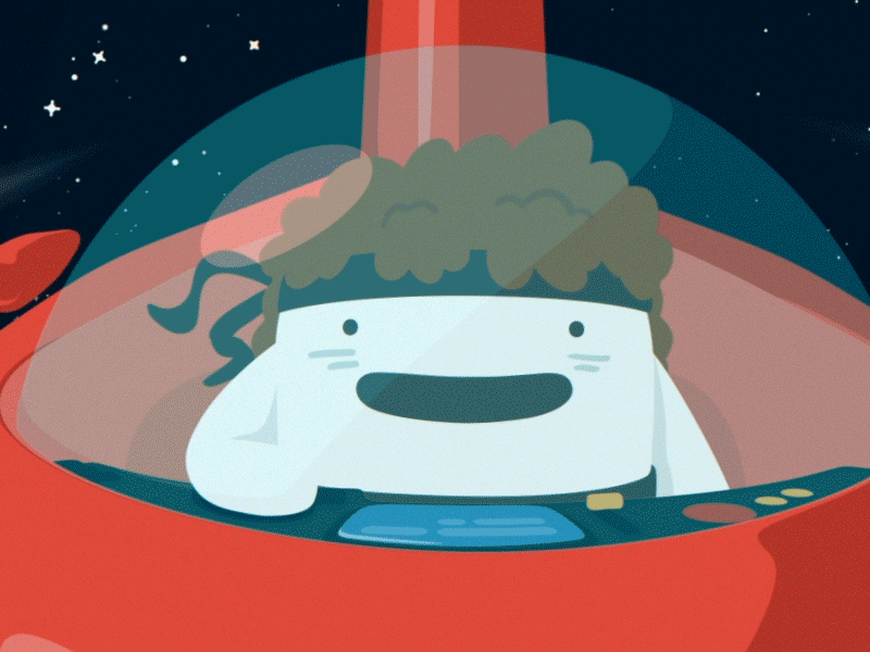 Suprised Casumo! animation casumo character design mograph motion graphics space