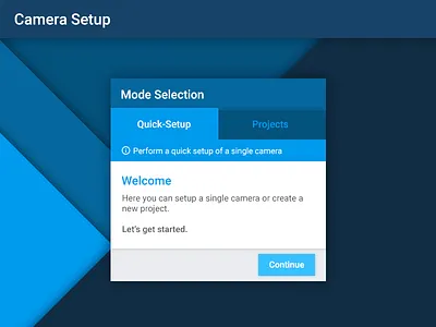 Material Design - Welcome Screen app camera google interface material design security software ui ux