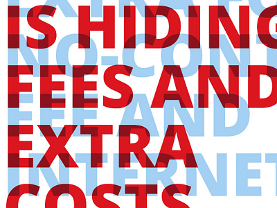 Decoded type test banner ad typography