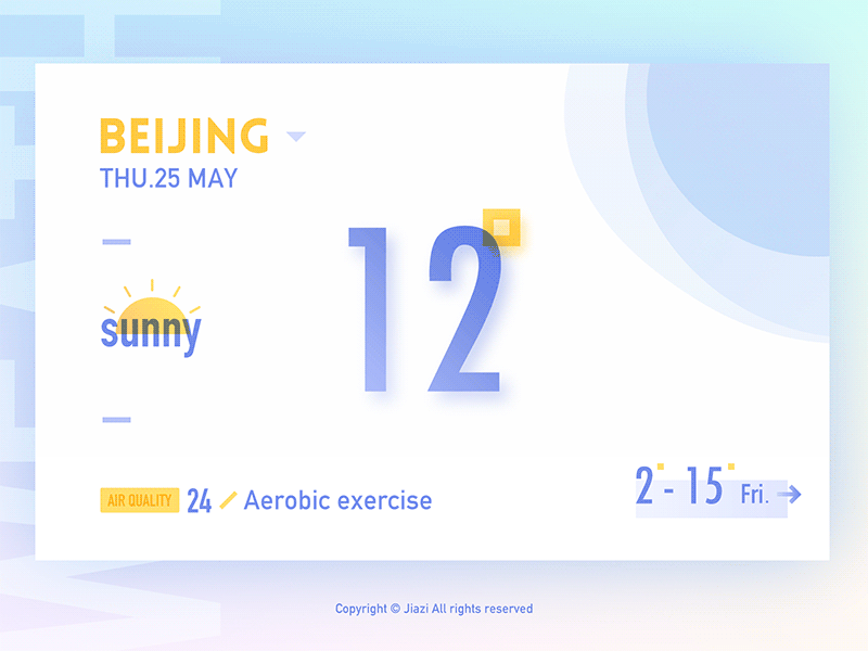 A desktop plug-in about weather weather／pc／ui／date