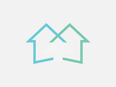 Identity Mark brand branding clean design home icon identity logo mark shape simple vector
